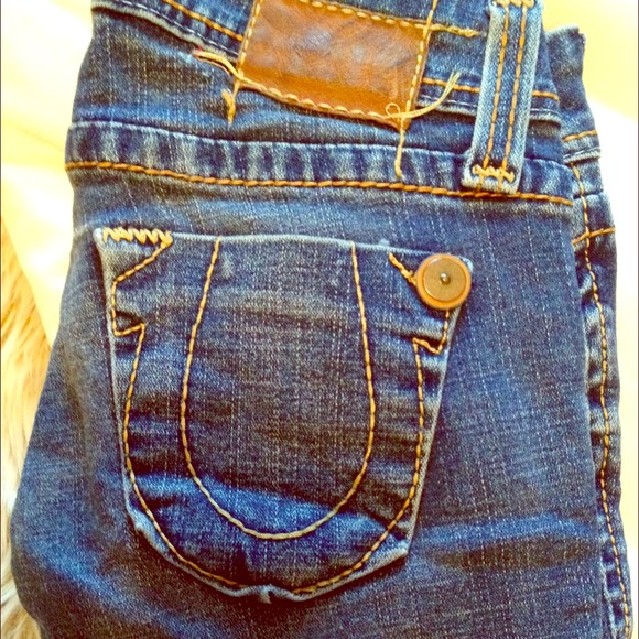True Religion straight leg jeans size 25