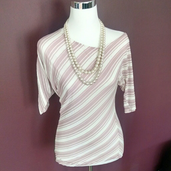 ****SOLD****Dusty rose pink and ivory off the