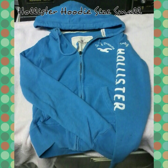Turquoise Hollister Hoodie