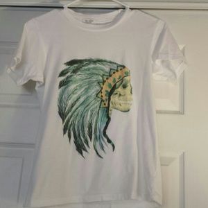 Brandy melville/John galt skull top