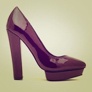Shoe Cult Platform Pumps - Oxblood / Red