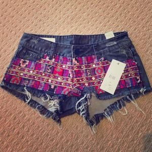 *SOLD* Tribal Cut Off Shorts