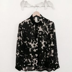 Sheer vintage Gianni Versace blouse