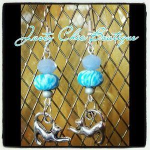 **NEW**Kitty kitty come and play earrings Handmade