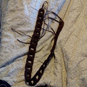 Cute bohemian fabric belt