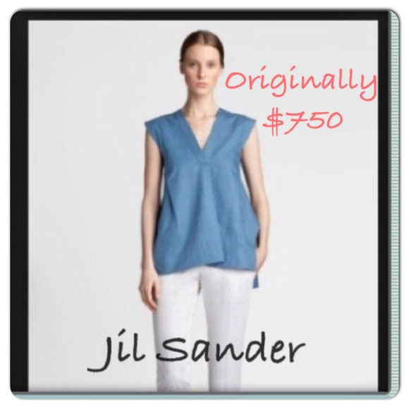 Originally $750!!! Blue Jil Sander shirt