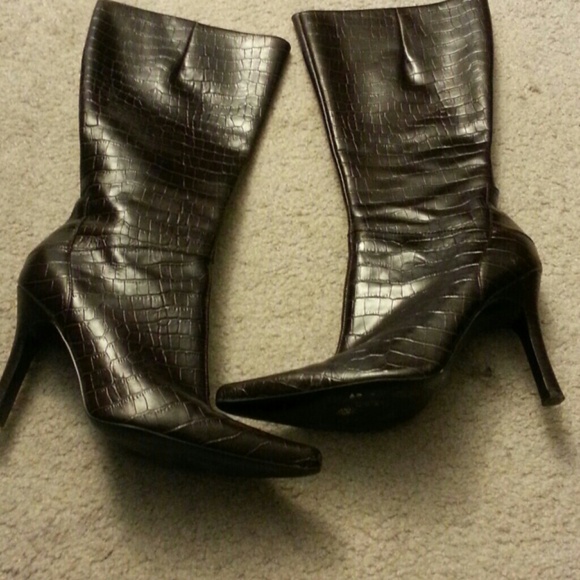 Nine West Boots - Chocolate brown knee high boots