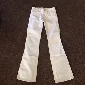 White  7 for all mankind jeans. A pockets