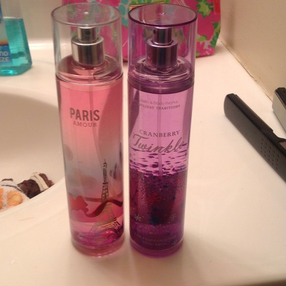 BUNDLE "Paris Amor" & "cranberry twinkle" 8OZ mist