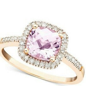 STUNNING  PINK AMETHYST RING  "FINAL REDUCTION"