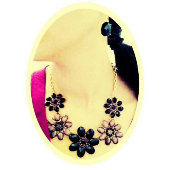 Flower jewelry set