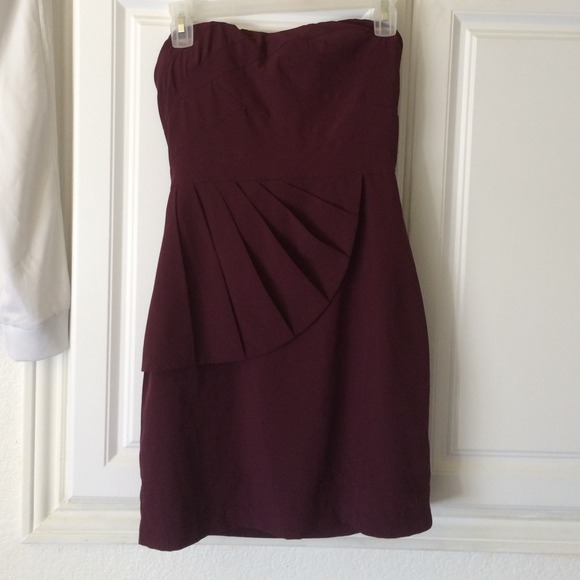 burgundy short dress from forever21 worn once