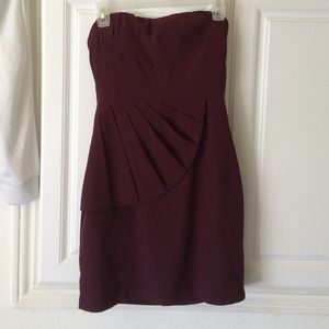 burgundy short dress from forever21 worn once