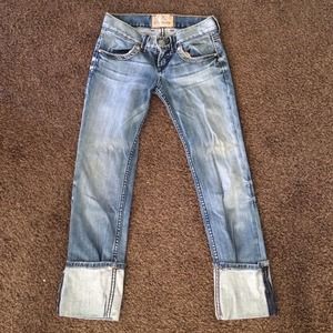 Guess Premium Jeans. Cuffed leg size 24