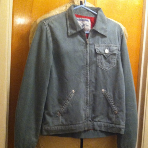 NWOT True Religion Denim Jacket sz M