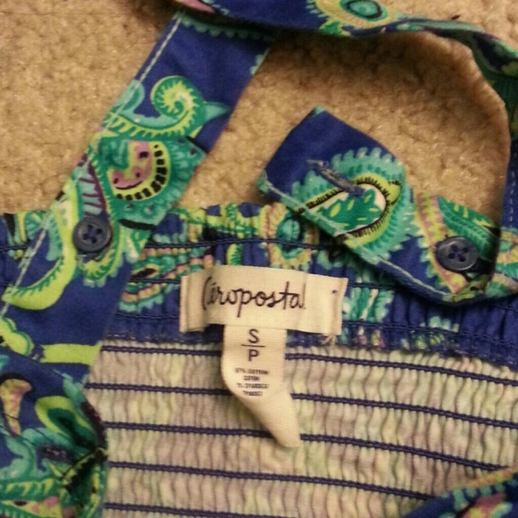 Blue crisscross halter - Picture 2 of 3