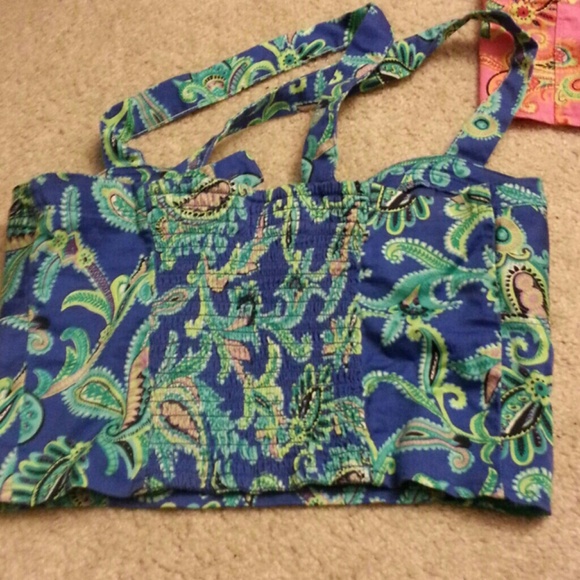 Blue crisscross halter - Picture 3 of 3