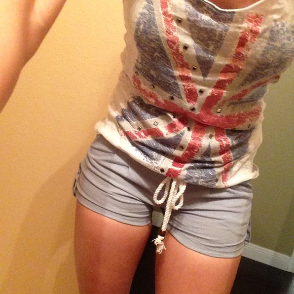 Blue sailor shorts