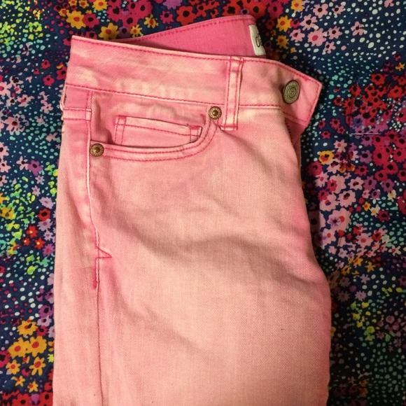 Hot pink denim jeans💕 - Picture 2 of 2