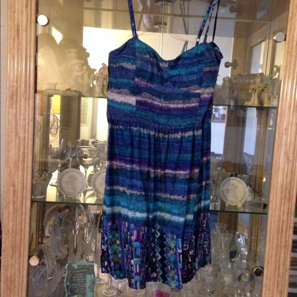 Dress in a nice blue
