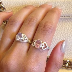 Sterling Silver Zircon Rings