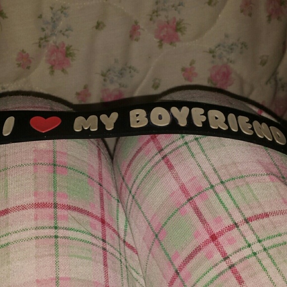 I heart my boyfriend bracelet