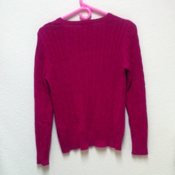 Berry Cable-Knit Sweater - Picture 2 of 4