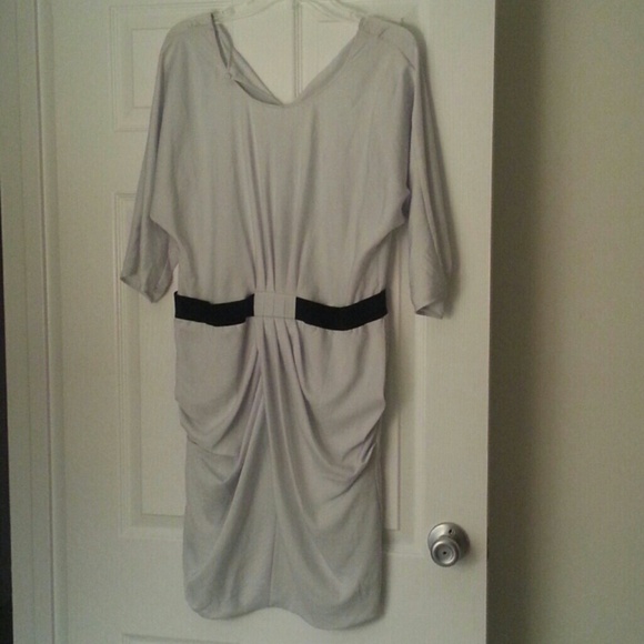 Bcbg "iselin" light grey dress (new with tags)
