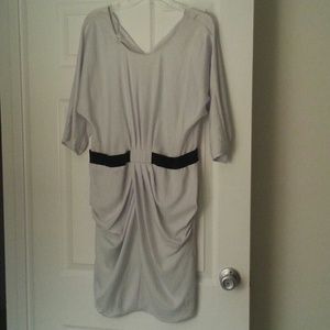 Bcbg "iselin" light grey dress (new with tags)
