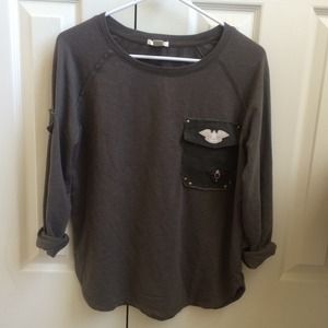 Forever 21 military style long sleeve top