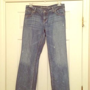Distressed denim! Barely worn.