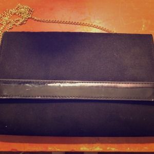 H&M black clutch