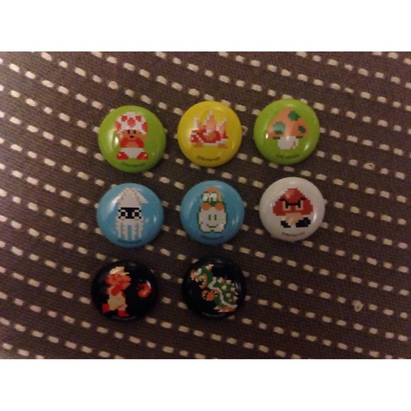 Nintendo Mario Pins