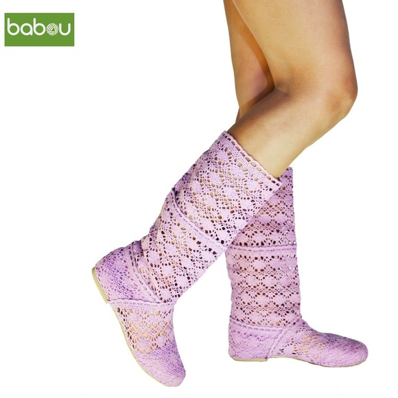Summer crochet boots Baboots by Babou