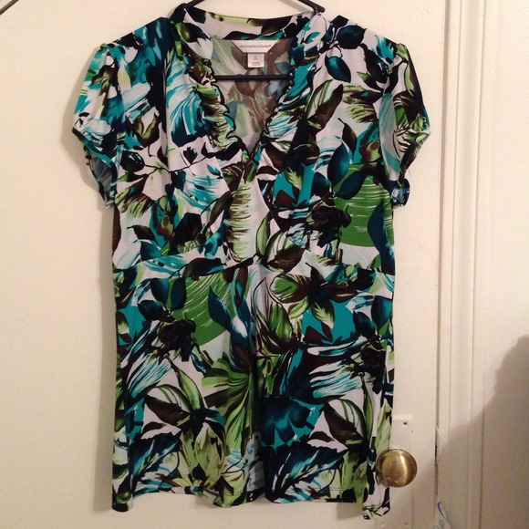 🔸sold🔸Christopher & Banks Medium top - Picture 1 of 3