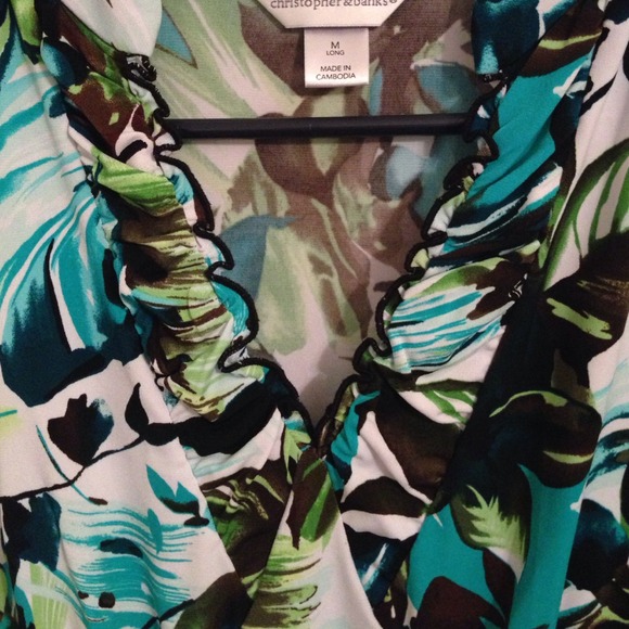 🔸sold🔸Christopher & Banks Medium top - Picture 3 of 3