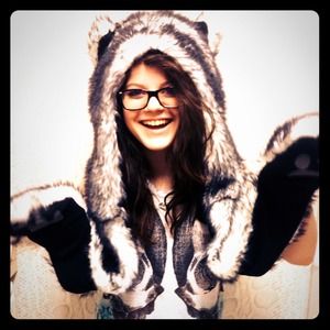 Super Cute Animal Hood with Paw Pockets!