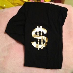 Dollar sign leggings