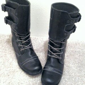 Fashion forward Combat Boots (: