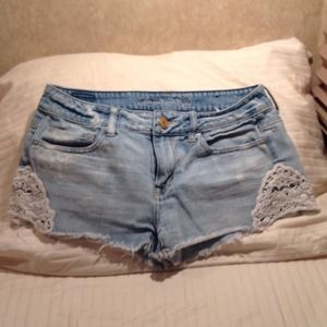 AEO crochet lace shortie