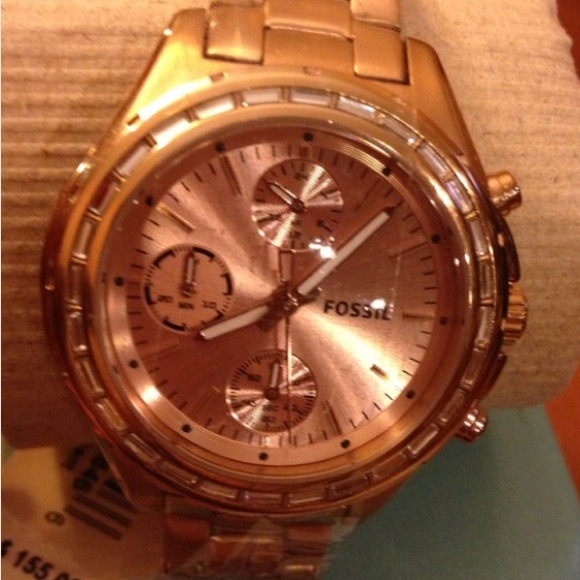 ⛔️Sold⛔️Rose gold Fossil Watch Brand new!