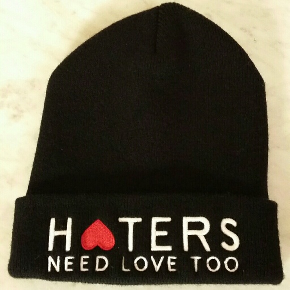 NWT UNIF Haters Need Love Too Beanie Hat