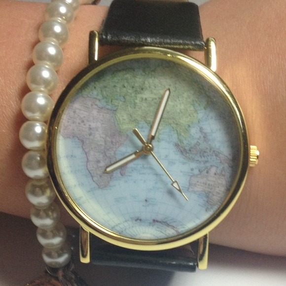 Accessories - S A L E  NWT World Map Watch