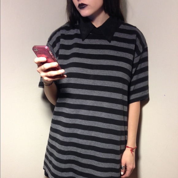striped t dress
