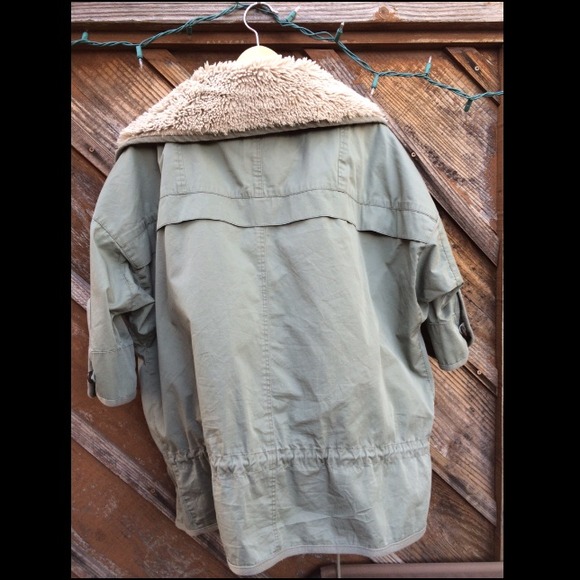 Lined Slouchy Army Coat - Picture 3 of 3