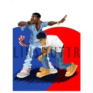 30x30 WATCH THE THRONE PRINT