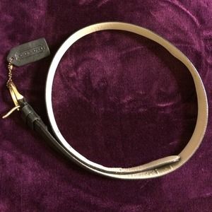 Authentic Coach leather belt (black)