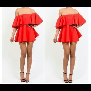 Dresses - Flair off shoulder dress Dresses - Flair off shoulder dress