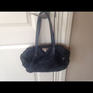 Prada nylon tote purse
