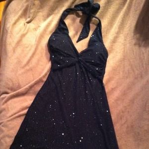 Navy blue party dress